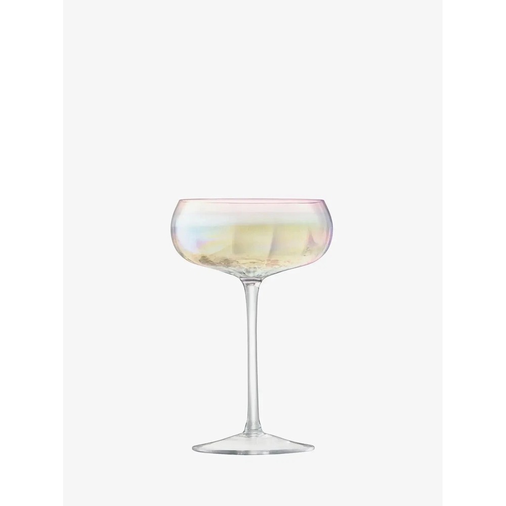 NEW LSA Aurelia Champagne Saucer 300ml Clear Optic Set of FOUR 4